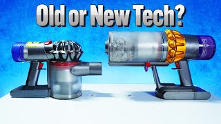 Dyson V8 Absolute vs V15 Detect Comparison Old or New Tech [upl. by Anoo]