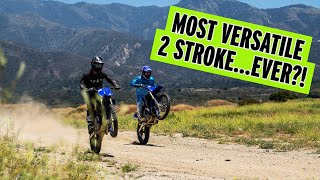 Most versatile twostroke ever 2023 YZ125X  YZ250X Comparison [upl. by Hsepid]