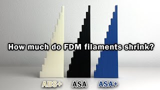 How Much do FDM Filaments Shrink [upl. by Zondra505]