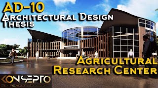 ARCHITECTURAL DESIGN THESIS AGRICULTURAL RESEARCH CENTER3D ANIMATION WALKTHROUGH [upl. by Volnay]