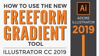How to Use the Freeform Gradient Tool Adobe Illustrator CC [upl. by Mor]