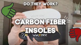 Do Carbon Fiber Insoles Work VKTRY Insole Review  RunToTheFinish [upl. by Laehcar418]