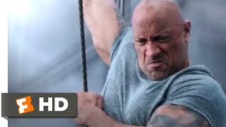 Fast amp Furious 7 The Rock vs Jason Statham Fighting [upl. by Hastings]