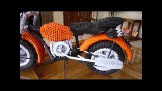 This Was That Way I created the 3D Origami Motorcycle [upl. by Dunaville]