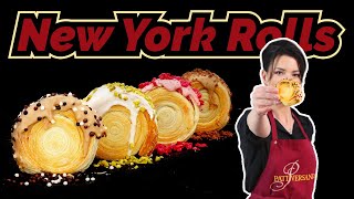 New York Rolls 🤎 Köstliches Rezept mit Pistaziencreme HimbeerGanache und Karamellcreme [upl. by Ahsikat]