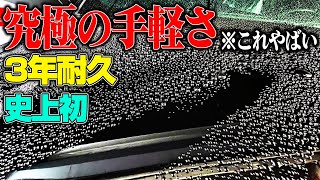 【拭くだけ】たった30分で誰でも出来るガラスコーティングがガチでやばい。 [upl. by Zantos884]