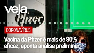 Vacina da Pfizer contra coronavírus é mais de 90 eficaz aponta análise preliminar [upl. by Atirahs525]