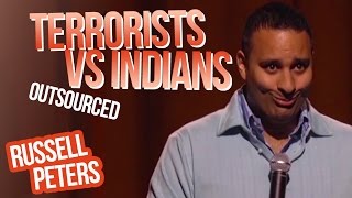 quotTerrorists vs Indiansquot  Russell Peters  Outsourced [upl. by Lasorella454]