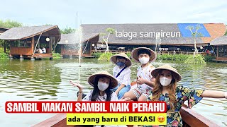 TALAGA SAMPIREUN BEKASI SAMBIL MAKAN SAMBIL NAIK PERAHU [upl. by Chu]