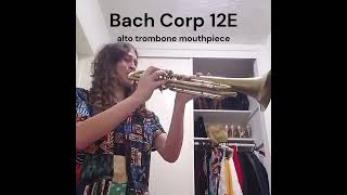 Bass Trumpet Mouthpiece Comparison [upl. by Eey]