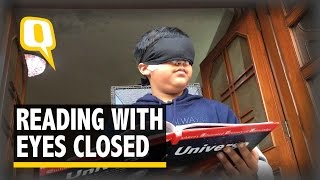 The Quint This Boy Can Detect Colour amp Read With a Blindfold On [upl. by Aikkan]