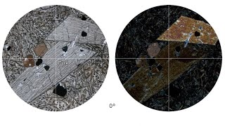 Virtual Microscope Κλινοπυρόξενος  Clinopyroxene [upl. by Moyna119]