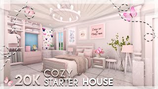 BLOXBURG 20K COZY STARTER HOUSE  Bloxburg House Build  Bloxburg Build [upl. by Nomor443]