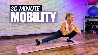 30 Min  FULL BODY MOBILITY  For tight muscles and stiff joints [upl. by Laenej]