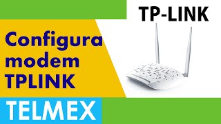 Modem TPLINK con TELMEX [upl. by Alvina]