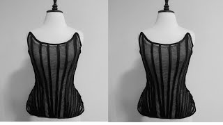 Trendy Transparent CorsetBustier with Scoop Neckline [upl. by Alexi678]