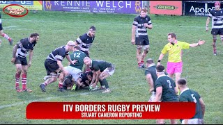 ITV BORDERS RUGBY PREVIEW  HAWICK v KELSO  1324 [upl. by Spancake]