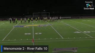 River Falls Mens Varsity Soccer vs Menomonie [upl. by Christabel]