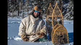 Do SNOWSHOES Work  Testing In DEEP SNOW Bear Paw Ojibwa Designs [upl. by Aeneas]