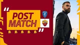 DANIELE DE ROSSI  INTERVISTA POST EMPOLIROMA [upl. by Aleahpar]