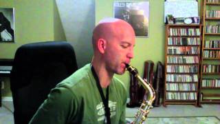 Creston Sonata for Eb Alto Saxophone and Piano first movement [upl. by Saideman32]