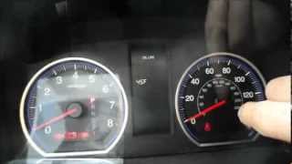 How to reset the oil life on a 2008 Honda CRV [upl. by Carolee]