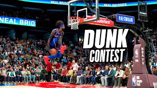 NBA 2K22 My Career  NEW DUNK CONTEST On NEXT GEN AllStar Weekend Best PG Build Gameplay [upl. by Gem]