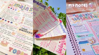 Aesthetic Note Taking TikTok Compilation [upl. by Hortense508]