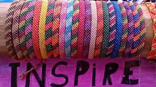 Pulseira Macrame Simples fio encerado  Inspire o Bem 8 como fazer [upl. by Aserehs]