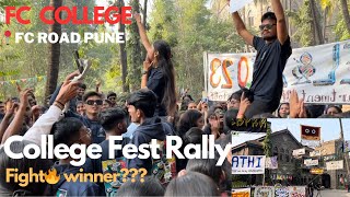 FC College Fest 2023 FC College rally 2024 Fergusson College Pune College Fest  Pune University [upl. by Carmelina]