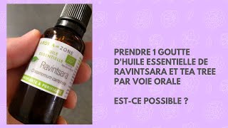 Synergie avec lhuile essentielle de ravintsara et de tea tree [upl. by Hcir]