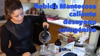 Bebida caliente mantecosa El desayuno cetogénico más fácil y rico del mundo [upl. by Ahoufe]