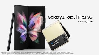 Galaxy Z Fold3  Z Flip3 5G PreReserve Film  Samsung [upl. by Aisirtap]