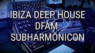 deep house DFAM and subharmonicon [upl. by Yrdnal]