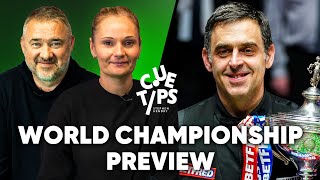 Stephen Hendry amp Reanne Evans Make Their World Snooker Championship Predictions [upl. by Perrie280]