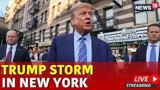 Trump Live  Trump Rally In New York Live  Trump News Live  US Election 2024  US News Live  N18G [upl. by Anerhs580]