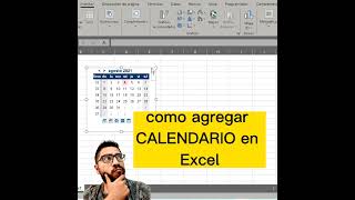 Como poner un Calendario en Excel 2021 [upl. by Allisan]