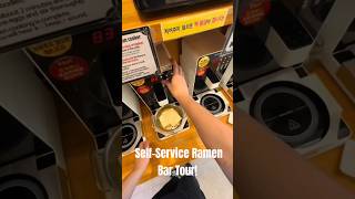 Unlimited Ramen Heaven 🍜✨ SelfService Ramen Bar Tour ramen ramennoodles foodshorts food [upl. by Bravin908]