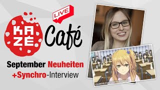 KAZÉ Café  Unsere September Neustarts  Interview mit Moira May dt Stimme von Yuzu aus Citrus [upl. by Alakim999]