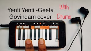 Yenti yenti song Geeta Govindam piano 🔥 app cover 🔥  Walkband [upl. by Ardnaskela]