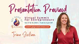 Foundational Base 3 Mastery to Navigate Your Business Journey w Trina Julian Get Good At Business [upl. by Odele]