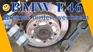 Bremsscheiben hinten wechseln BMW E46 318Ci so gehts DIY tutorial [upl. by Sacci759]