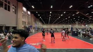 AAU VOLLEYBALL TopFlight 17 vs LuMade 17 2nd PART [upl. by Odrautse]