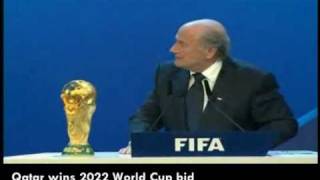 Qatar wins 2022 world Cup bid [upl. by Algernon]