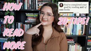 HOW TO READ MORE BOOKS IN 2024  20 tips for how i read 200 books a year [upl. by Razec]