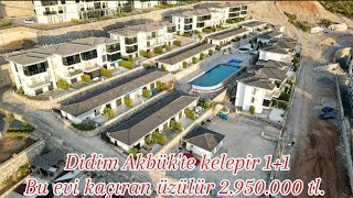 Didim Akbükte 11 arayanların dikkatine kelepir elit sitede bu evi kaçırmayın 2950000tl [upl. by Anitac]