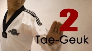 WT Taekwondo poomsae Taegeuk 2 Jang  Explanations  태극 2장  Taekwonwoo [upl. by Furtek]