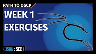 Path to OSCP Week 01  Exercises [upl. by Hirasuna]