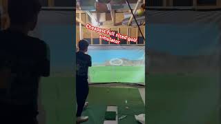 Optishot 2 cheapest setup yet New project golf simulator bluecollarlife cheapest under 500 [upl. by Odlaniger]