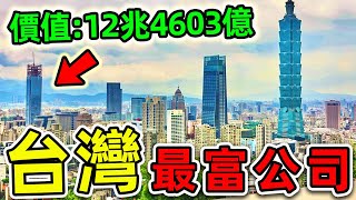 台灣最有錢的10個公司！台積電只排第8，第一名資產高達12兆4903億，比英國女王更富700倍。世界之最top 世界之最 出類拔萃 腦洞大開 top10 台灣 最有錢公司 [upl. by Reinert]